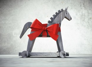 Trojanisches Pferd als Geschenk 1
