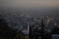 Le smog de la ville de Santiago