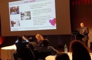 Benoît Dorais, maire de l’arrondissement du Sud-Ouest de Montréal, lors de son intervention du Forum métropolitain organisé, vendredi 21 octobre, par Paris Métropole.