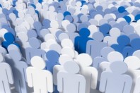 3d Menschenmenge Versammlung