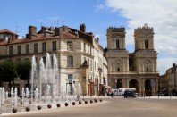 Le centre-ville d'Auch, dans le Gers.