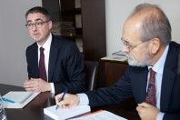 Jean-Luc Boeuf (à gauche) et Vincent Potier (à droite)