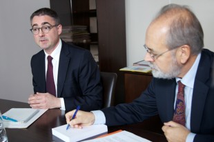 Jean-Luc Boeuf (à gauche) et Vincent Potier (à droite)