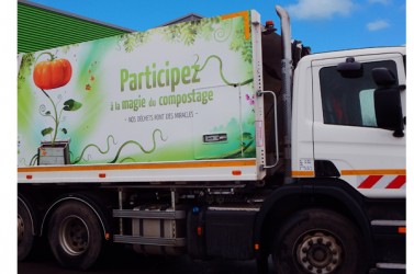 camion benne (communication sur)