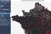 Copie d'écran du projet Data-pesticides