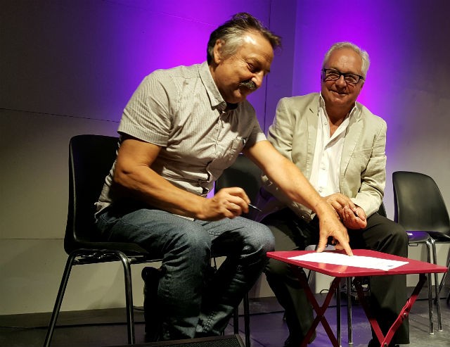 Florian Salazar-Martin (président de la FNCC jusqu'au 17 juillet 2017), et Jean-Louis Bonnin, président de l'OPC ©hg