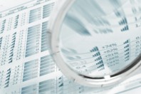 Magnifying glass and diagram