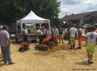 Avec l’aide des entreprises titulaires, le CDG40 a organisé plusieurs salons pour sensibiliser les communes au zéro phyto. Ici, à Roquefort, une des communes du département des Landes.