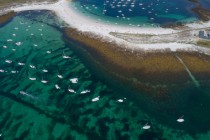 comptage de la fréquentation des mouillages aux Glenan, le dimanche 16 juillet 2017