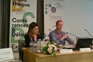 Elizabeth Johnston, déléguée générale, et Roger Vicot, président du FFSU