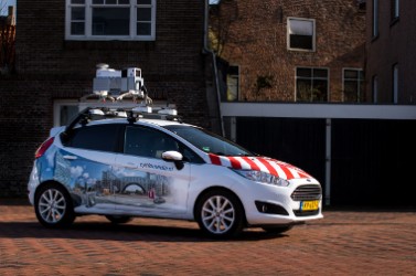 Photo 2 - Véhicule équipé pour l’acquisition de vues immersives 360 degrés, avec précision de 5 à 10 cm © CycloMedia Technology B.V.