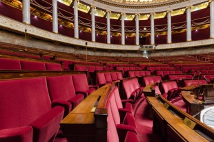 Hemicycle of French national assembly  in Paris, France