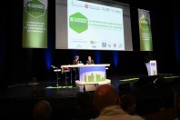 Un échange lors du 6ème Congrès national du Bâtiment Durable, à Dijon-Chenôve.