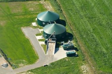 Une unité de méthanisation sur l'île de Borkum, en Mer Baltique