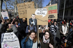 Manifestation des fonctionnaires à Lyon jeudi 22 mars 2018