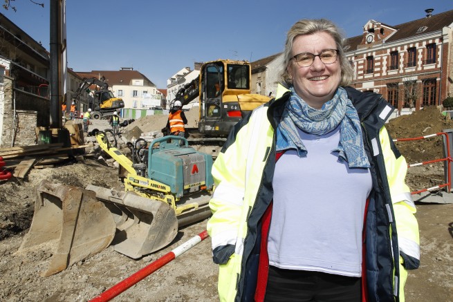 Hélène Fraboul, chef du service Assainissement à l’agglomération Plaine Vallée.