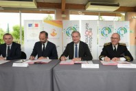 Signature du contrat financier de Toulouse Métropole, le 7 juin.