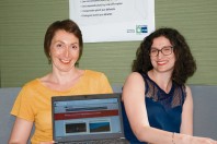 Anne Locu et Elise Forget.