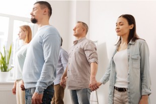Low angle photo of meditation during training