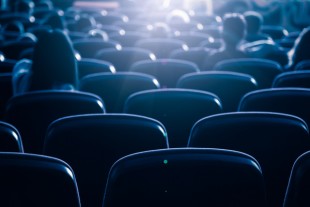 Cinema or theater in the auditorium,business background.