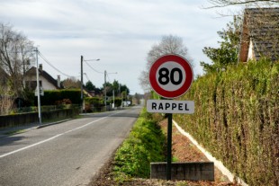 Route 80 km limitation vitesse