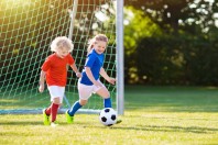 football fille garçon