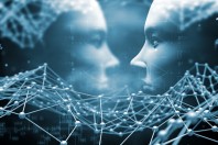 Technology and science abstract background