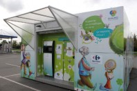 Photo 1 - Le kiosque à verre de Denain collecte près d’un million de bouteilles par an dont 1,9 % réutilisables © SIAVED