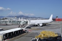 Terminal building at Nice Airport. Provence. France