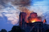Notre-Dame en feu