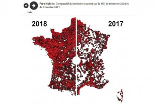 En cartes et en graphiques : comment avance la couverture mobile en 4G en France ? (1/2)
