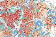 Seul un diagnostic permet d'évaluer l'intensité des îlots de chaleur sur son territoire. Lille métropole a fait réaliser une campagne de mesure aérienne sur 80 kilomètres carrés.