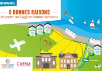 [Infographie] 5 bonnes raisons de parier sur l’agglomération caennaise