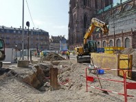 Strasbourg, chantier place du château, ELLE CC  BY SA 3.0