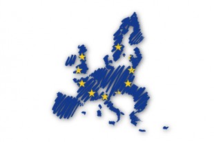 Carte d'Europe crayonnée