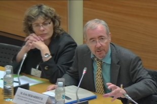 Florence Robine (à gauche) et Eric Debarbieux (à droite)