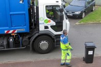 Collecte des déchets par les éboueurs