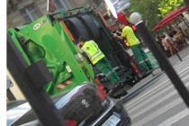 collecte éboueurs en ville