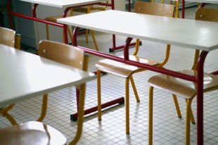 Salle de classe vide