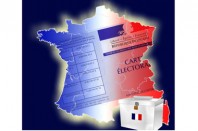 Carte de france bleu blanc rouge