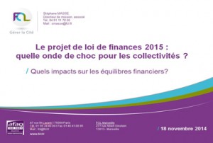 PLF 2015 : quel impact pour les collectivités du grand Sud ?