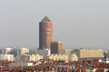 Le quartier de la Part-Dieu à Lyon