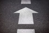 arrow on road