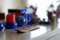 Burning incense stick