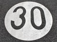 speed limit sign 30