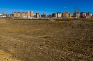 Polígono de viviendas en construcción