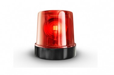 Sirène d'alerte incendie à Saucats.