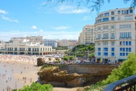 La plage de Biarritz