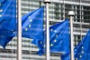 EU flags in front of Berlaymont building