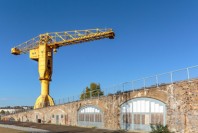 Grue Titan sur l'Île de Nantes.